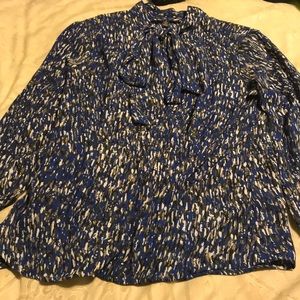 Eva Longoria Bow Tie Blouse